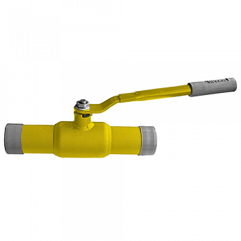 Кран шаровой стальной газ 11с67п Ду125 Ру25 п/привар