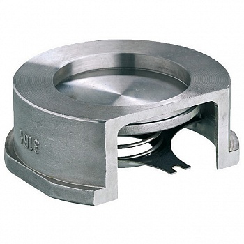 Обратный клапан пружинный 275I Zetkama, DN050, PN40, Корпус - нерж. сталь, диск - нерж. сталь, Тмакс 300°C