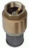Клапан муфтовый донный обратный с фильтром Tecofi CC1142 ДУ1 1/4